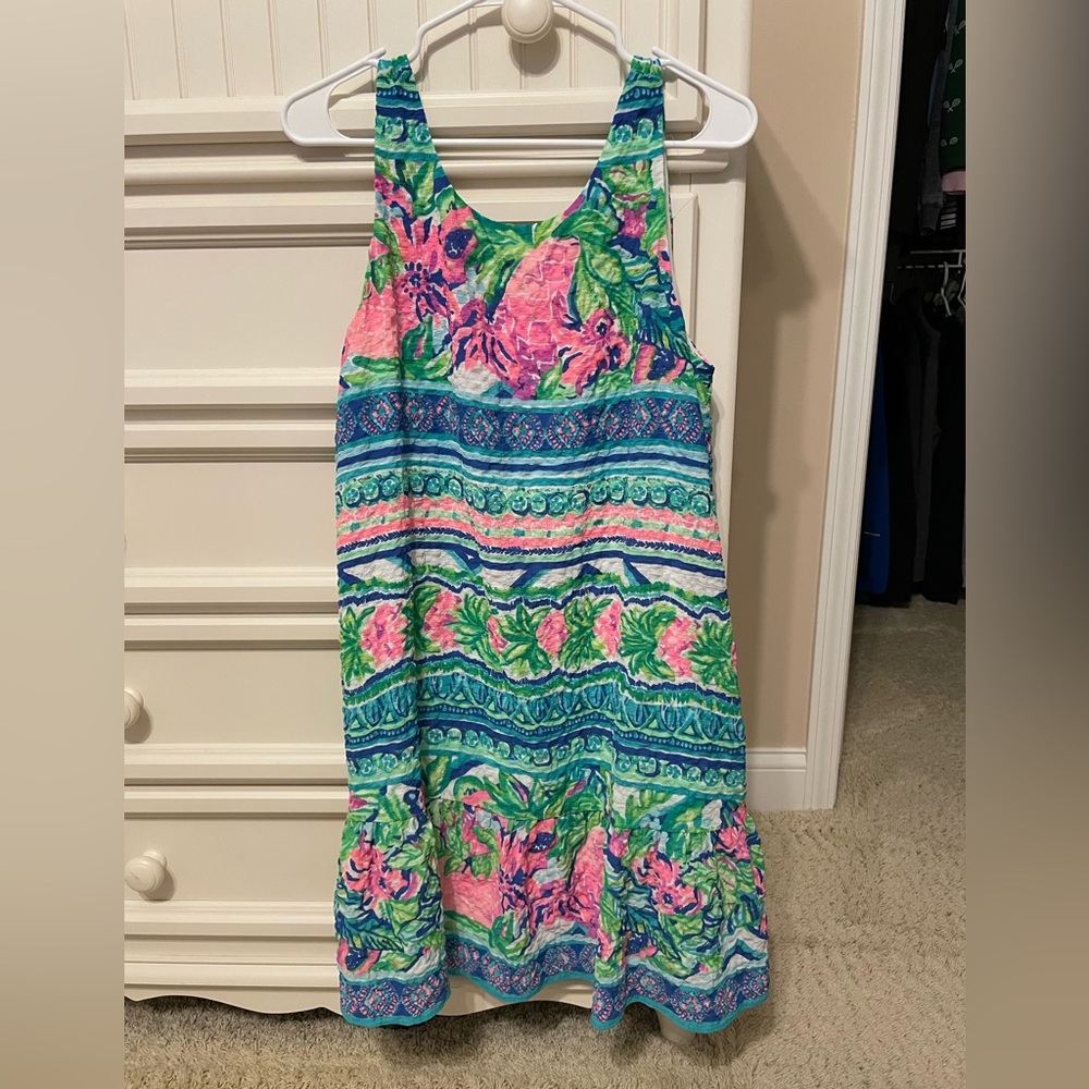 Lilly Pulitzer Gabriella dress size large EUC/Vvguc Vhtf